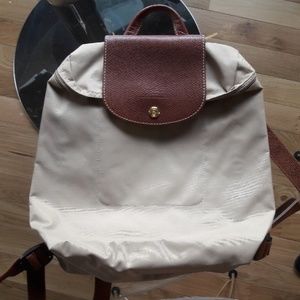 Longchamp Tan Backpack Purse